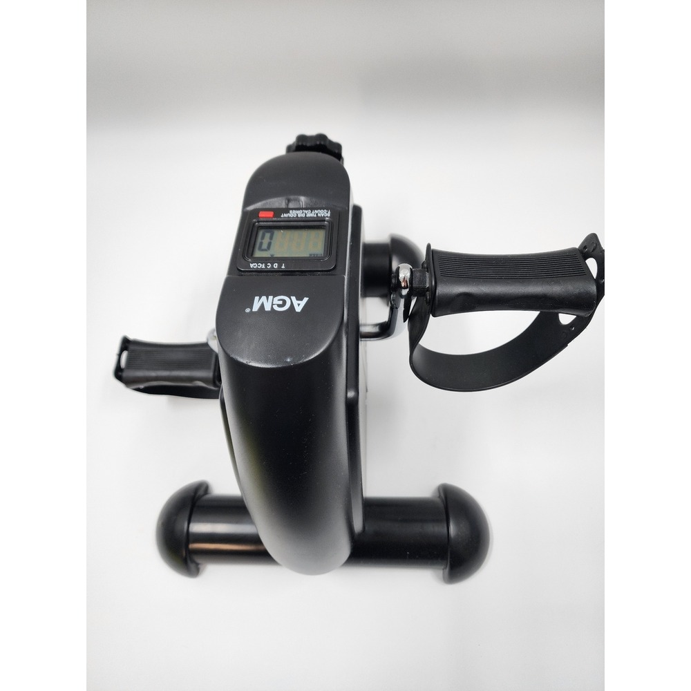 AGM Mini Exercise Bike Under Desk Pedal Exerciser Black Portable LCD Display - Picture 6 of 10